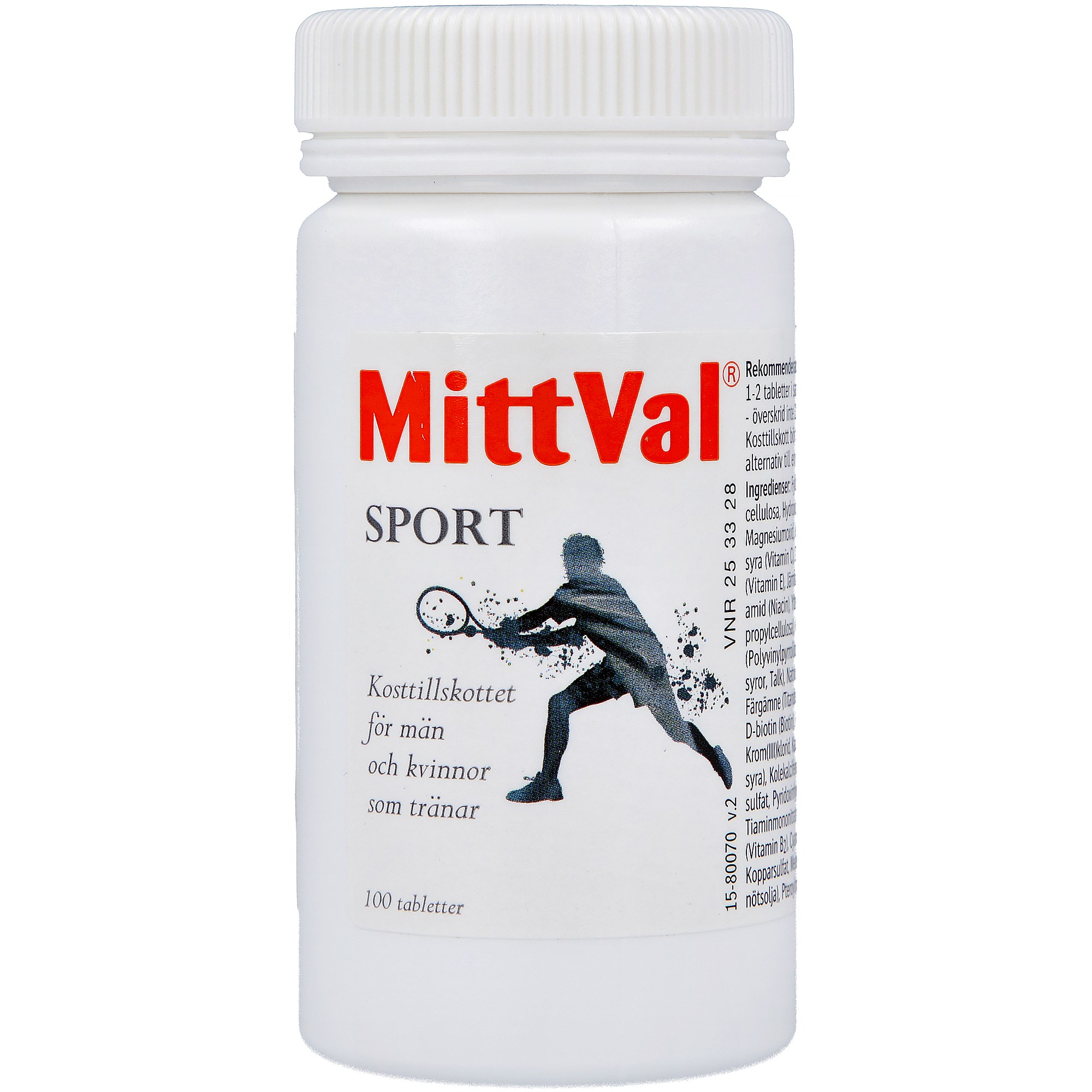 MittVal Sport 100 st