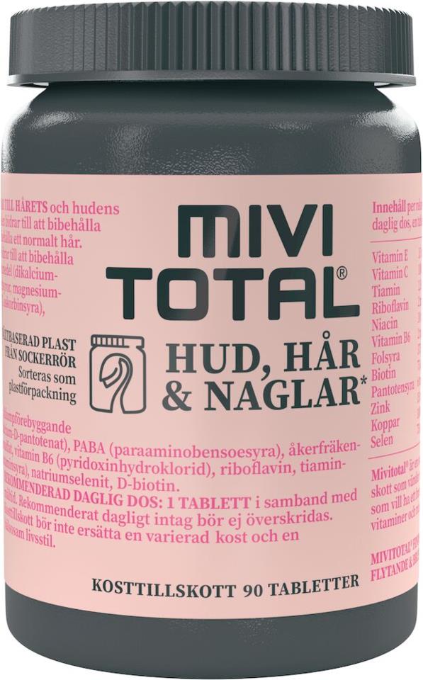 MIVITOTAL Hud, Hår & Naglar 90 tabletter