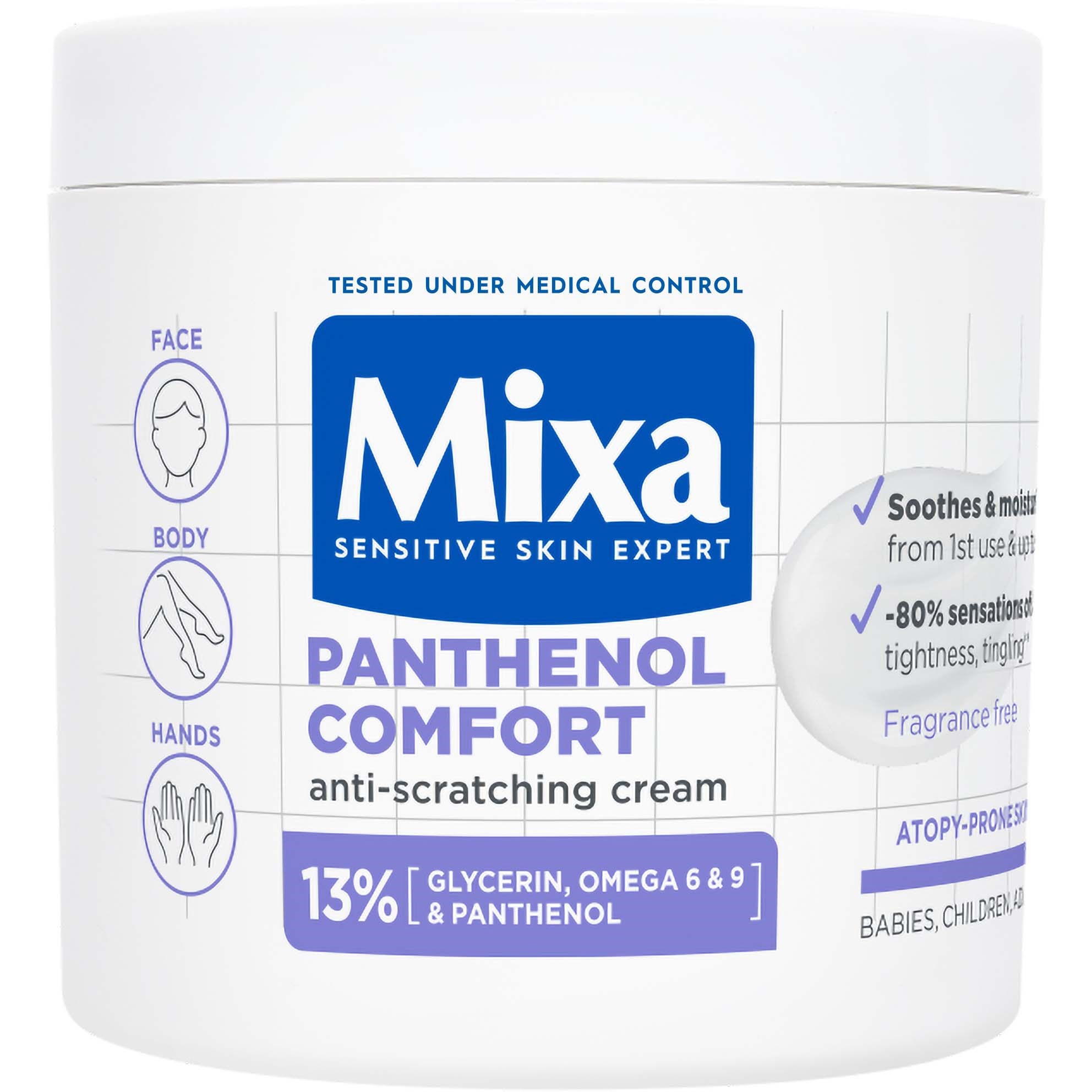 Mixa Panthenol Comfort Anti-Scratching Cream 400 ml