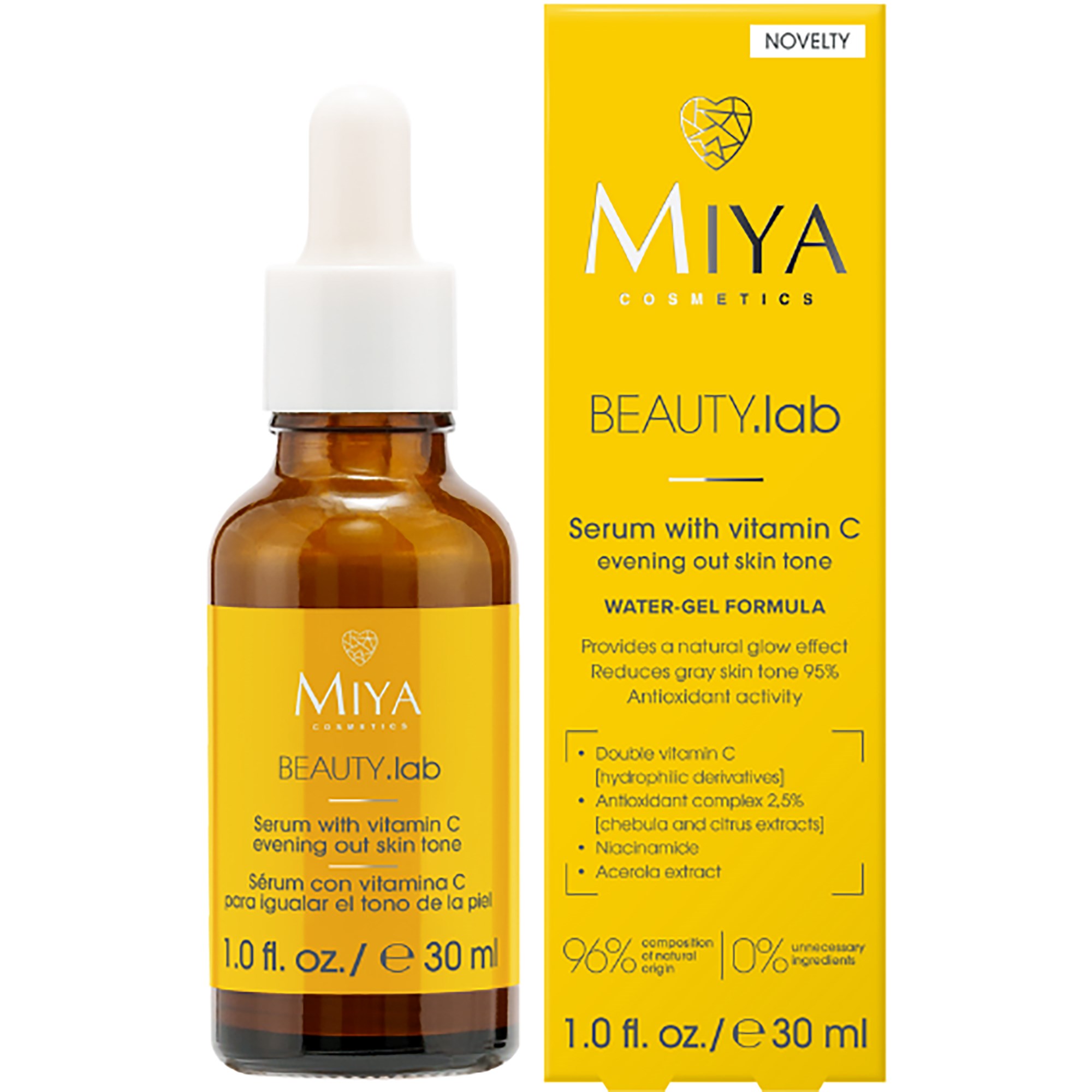 Miya BEAUTY.lab Serum Vitamin C Evening Out Skin Tone 30 ml