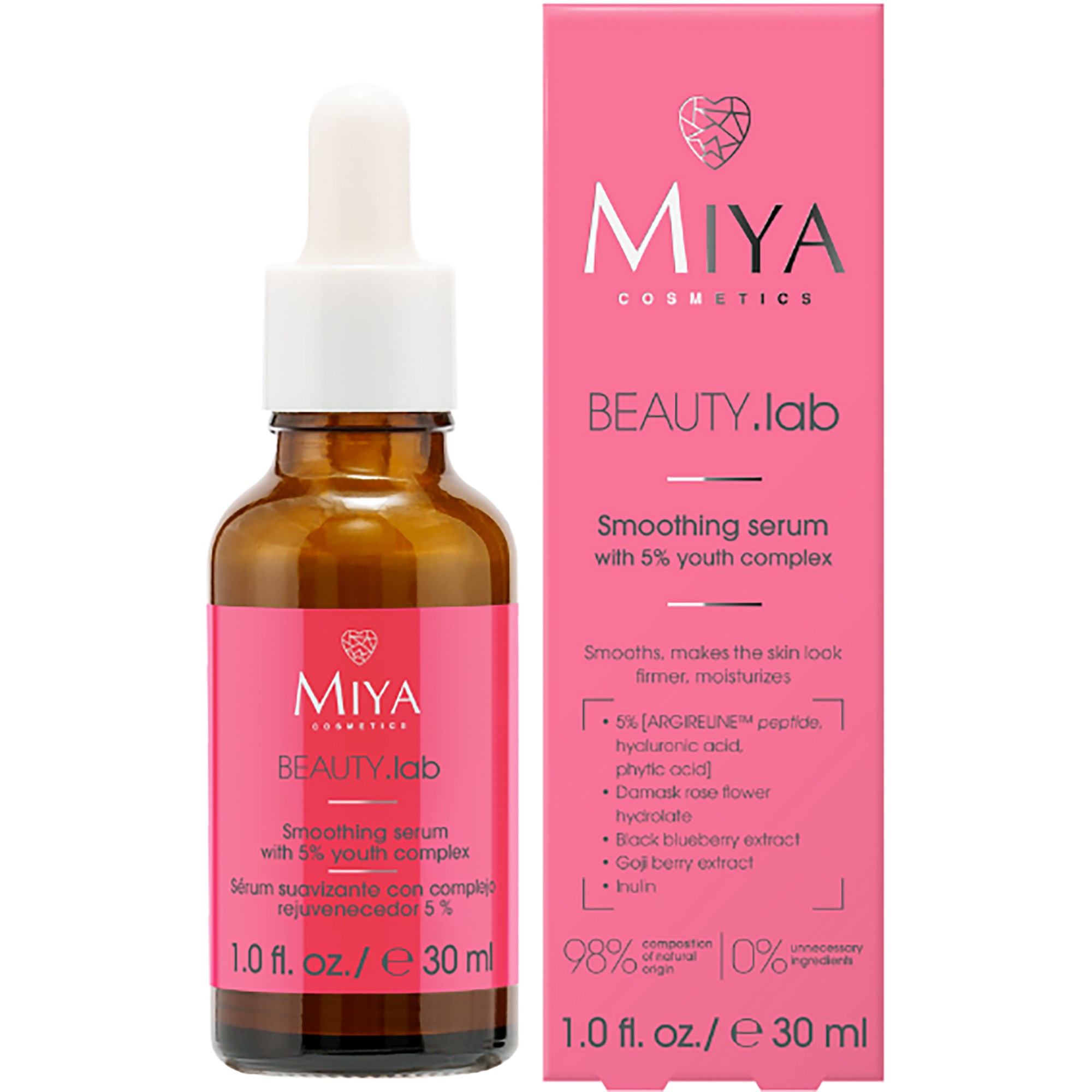Miya Smoothing Serum 5% Youth Complex 30 ml