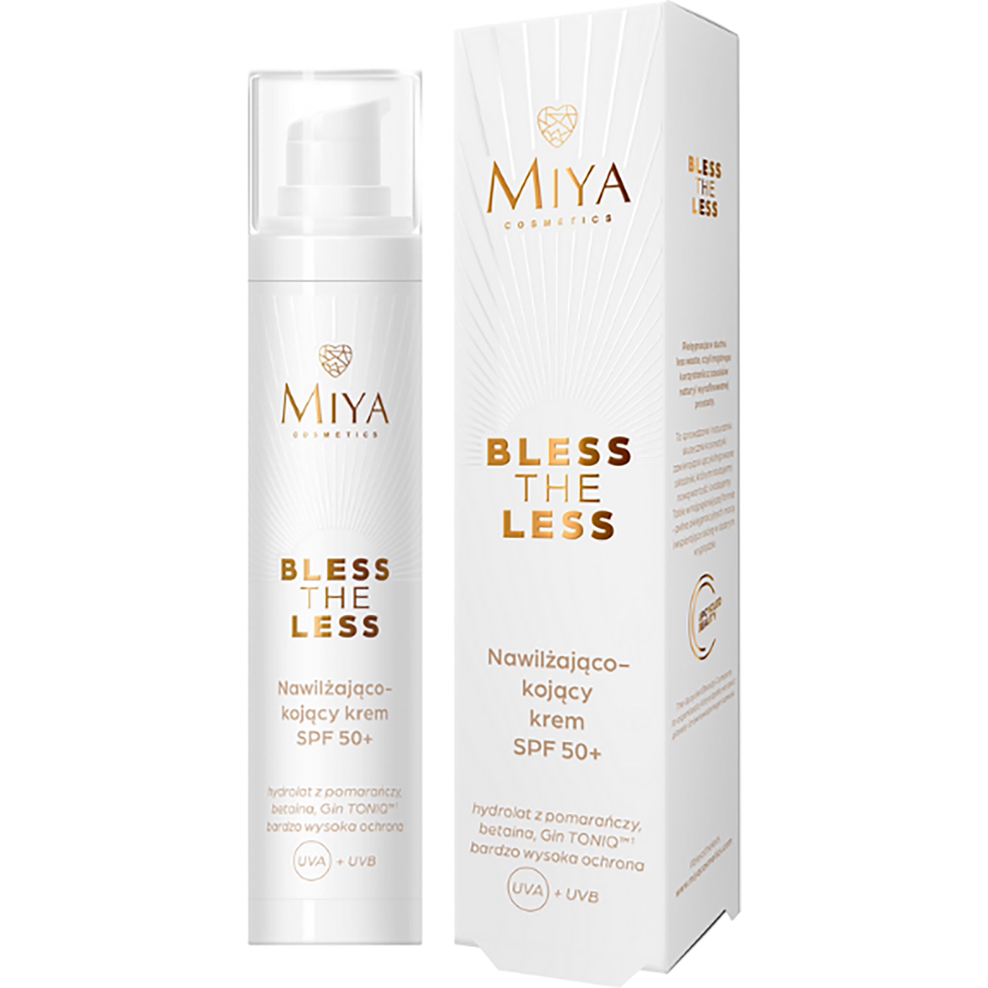 Miya Bless The Less Moisturizing And Soothing Cream SPF 50+ 50 ml