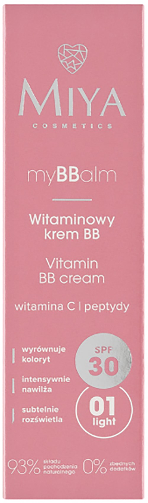 Miya myBBcream Vitamin BB Cream SPF30 01_light