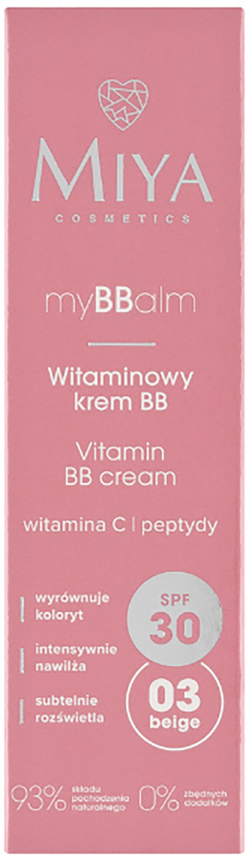 Miya myBBcream Vitamin BB Cream SPF30 03_beige