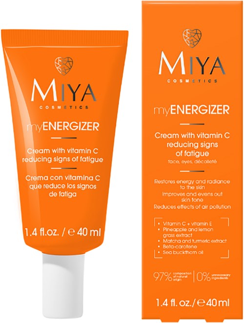 Miya Myenergizer Cream Vitamin C Reducing Signs Of Fatigue 40 ml