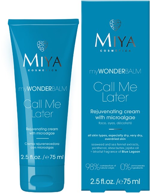 Miya myWONDERBALM Call Me Later Rejuvenating Cream Microalgae 75 ml