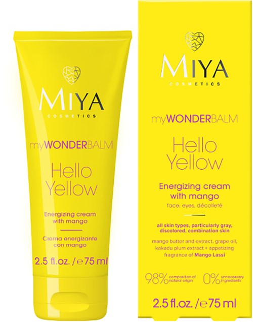 Miya myWONDERBALM Hello Yellow Energizing Cream Mango 75 ml