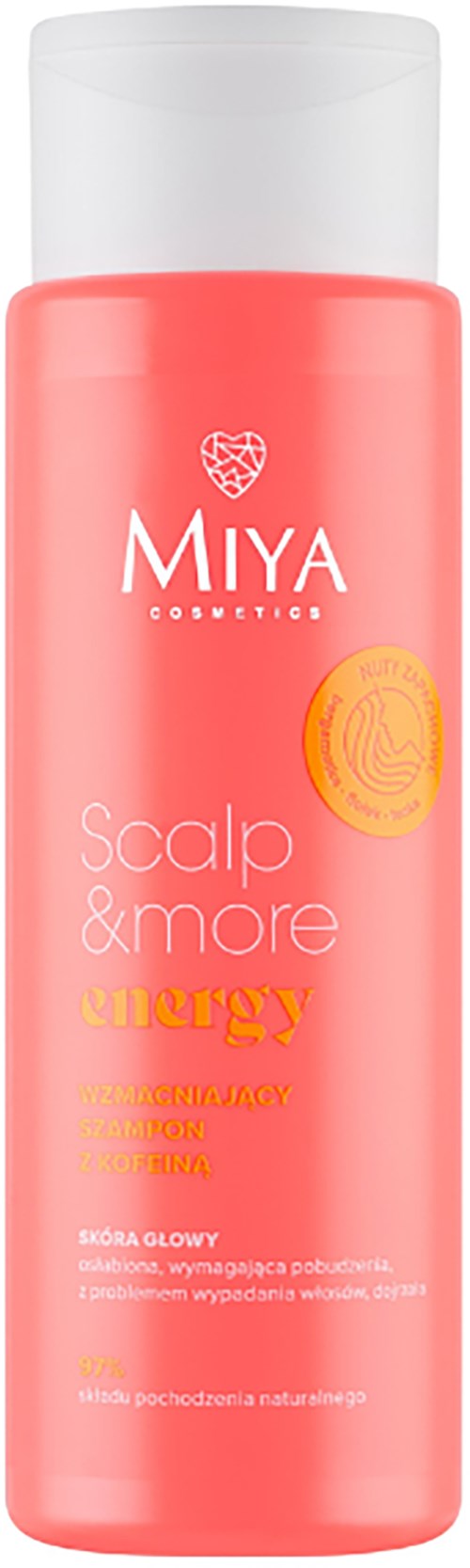 Miya Scalp&more Energy Strengthening Shampoo Caffeine 300 ml