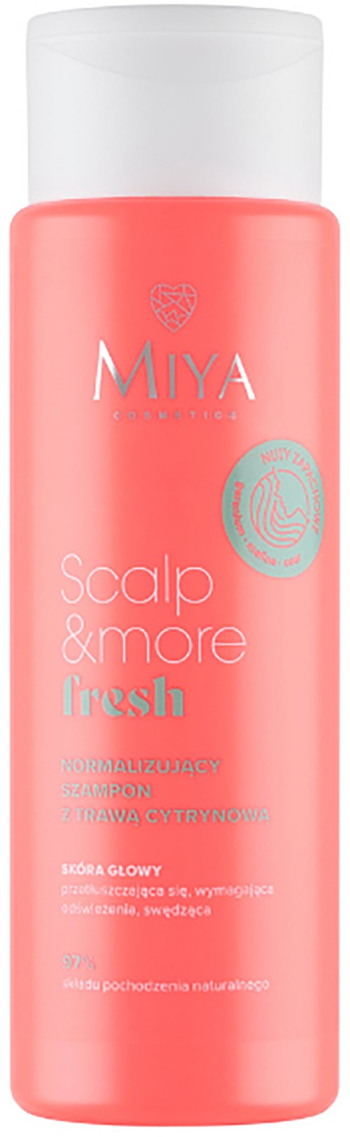 Miya Scalp&more Fresh Normalizing Shampoo Lemon Grass 300 ml