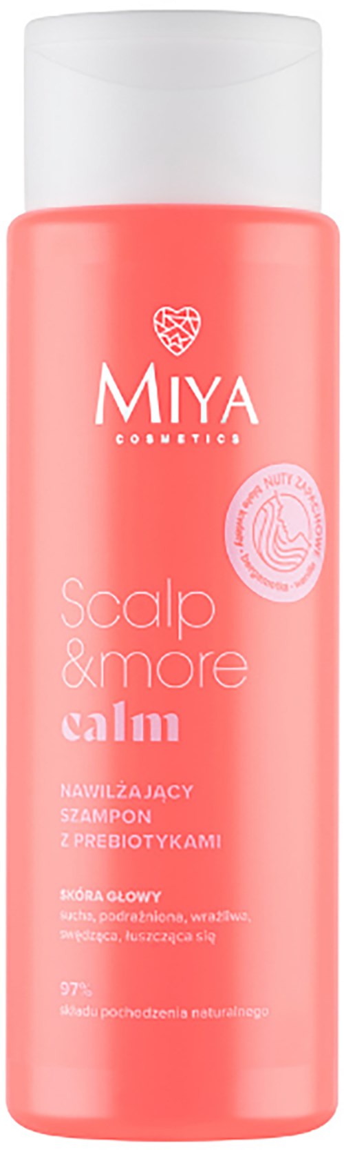 Miya Scalp&more Calm Moisutizing Shampoo Prebiotics 300 ml
