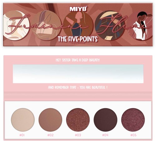 MIYO Five Points Paletts Eyeshadows 11 Feminine Flame