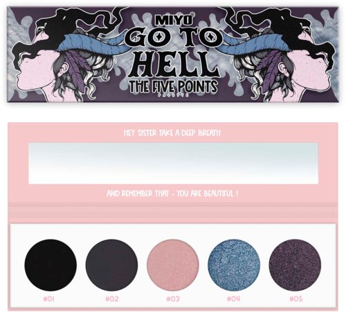 MIYO Cienie do powiek Five Points Palette 13 Go To Hell