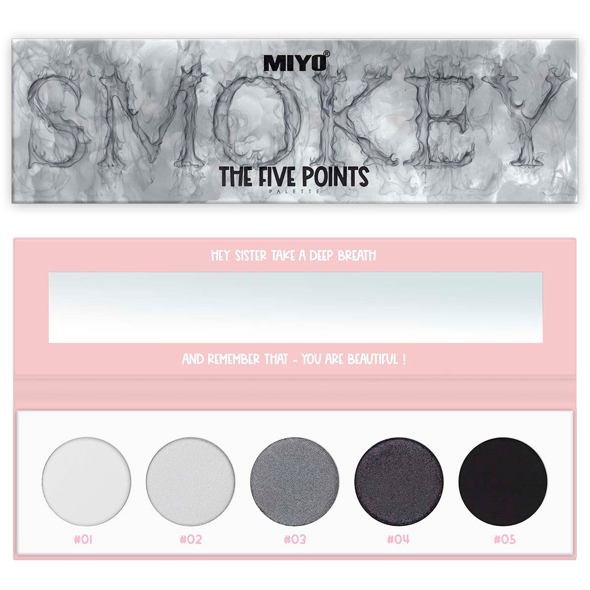 Läs mer om MIYO Five Points Paletts Eyeshadows 2 Smokey