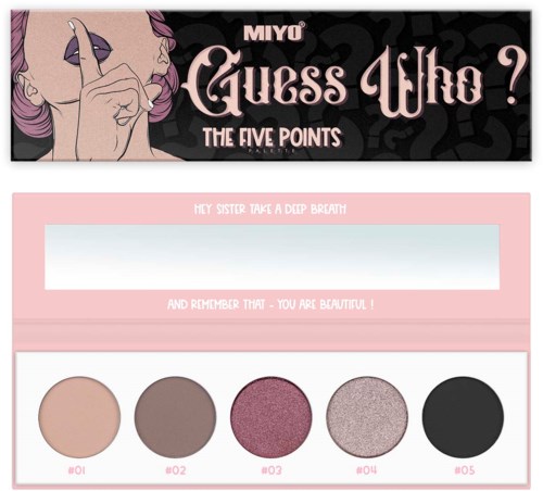 MIYO Cienie do powiek Five Points Palette 21 Guess Who?
