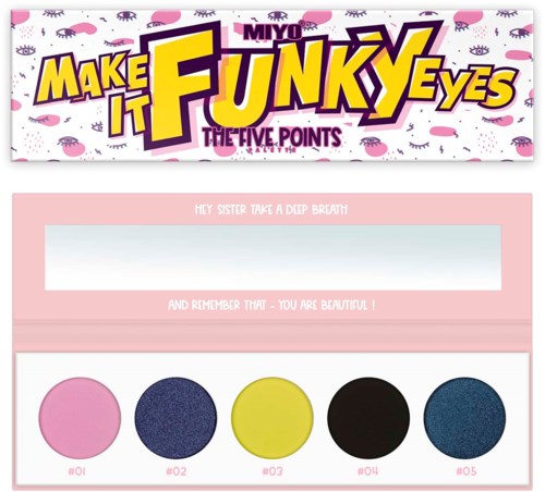 MIYO Cienie do powiek Five Points Palette 26 Make It Funky Eyes