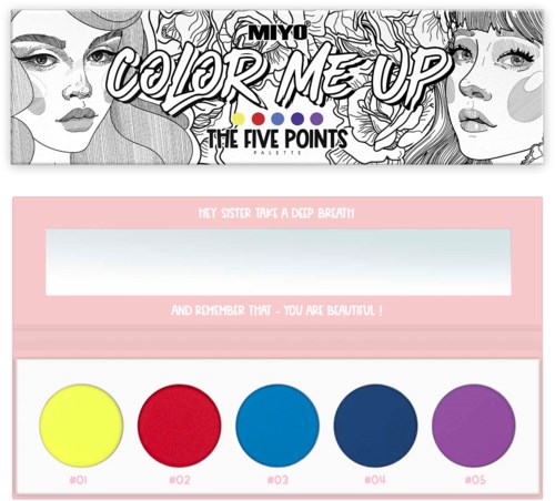 MIYO Cienie do powiek Five Points Palette 30 Color Me Up