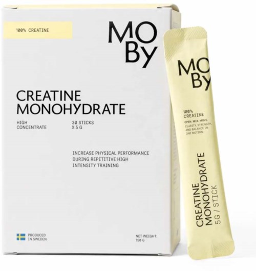 MOBY Kreatin Monohydrat Stickpacks 30 st