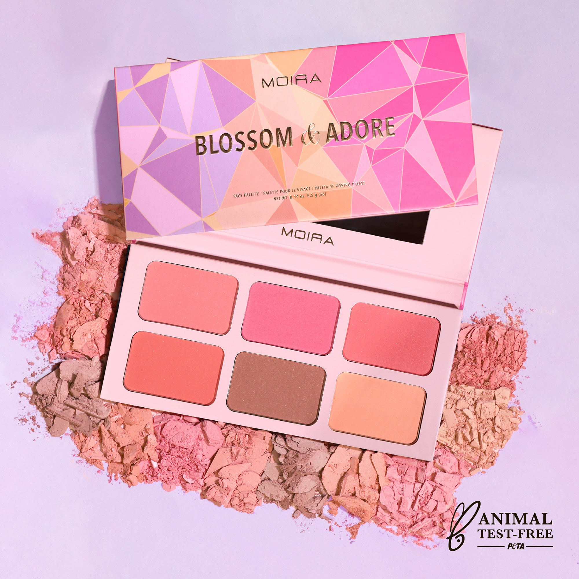 Moira Blossom & Adore Face Palette (obrázok 4)