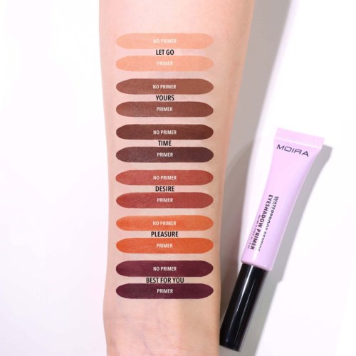 База под тени Moira Waterproof Peptide Eyeshadow Primer, водостойкая, 19 мл — фото 3