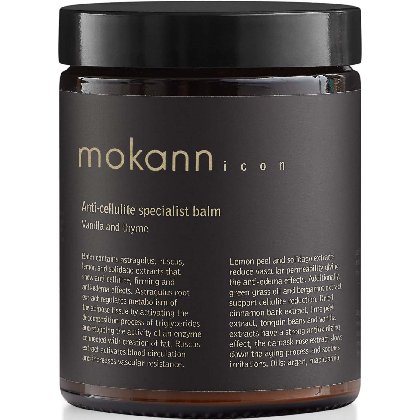 Läs mer om Mokann Vanilla & Thyme Anti-Cellulite Specialist Balm 180 ml