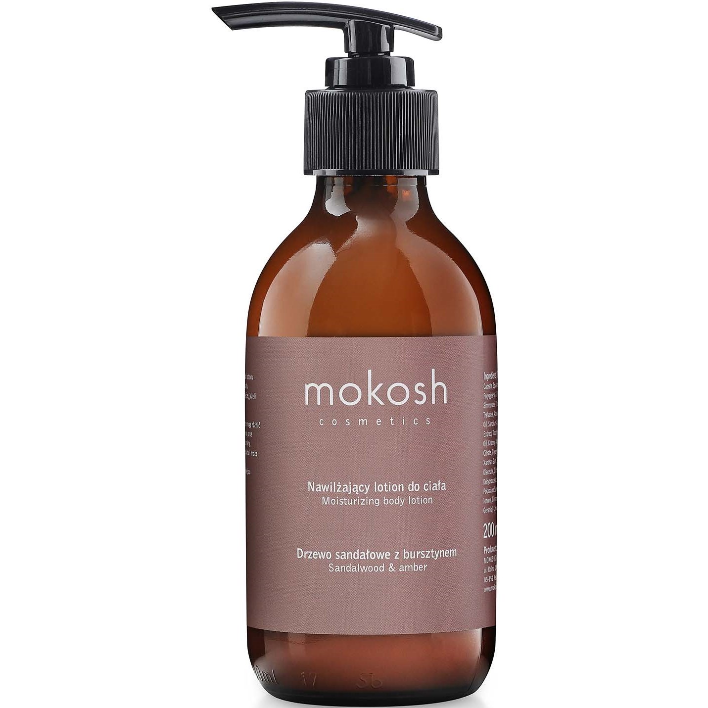 Mokosh Sandalwood & Amber Moisturizing Body Lotion 200 ml