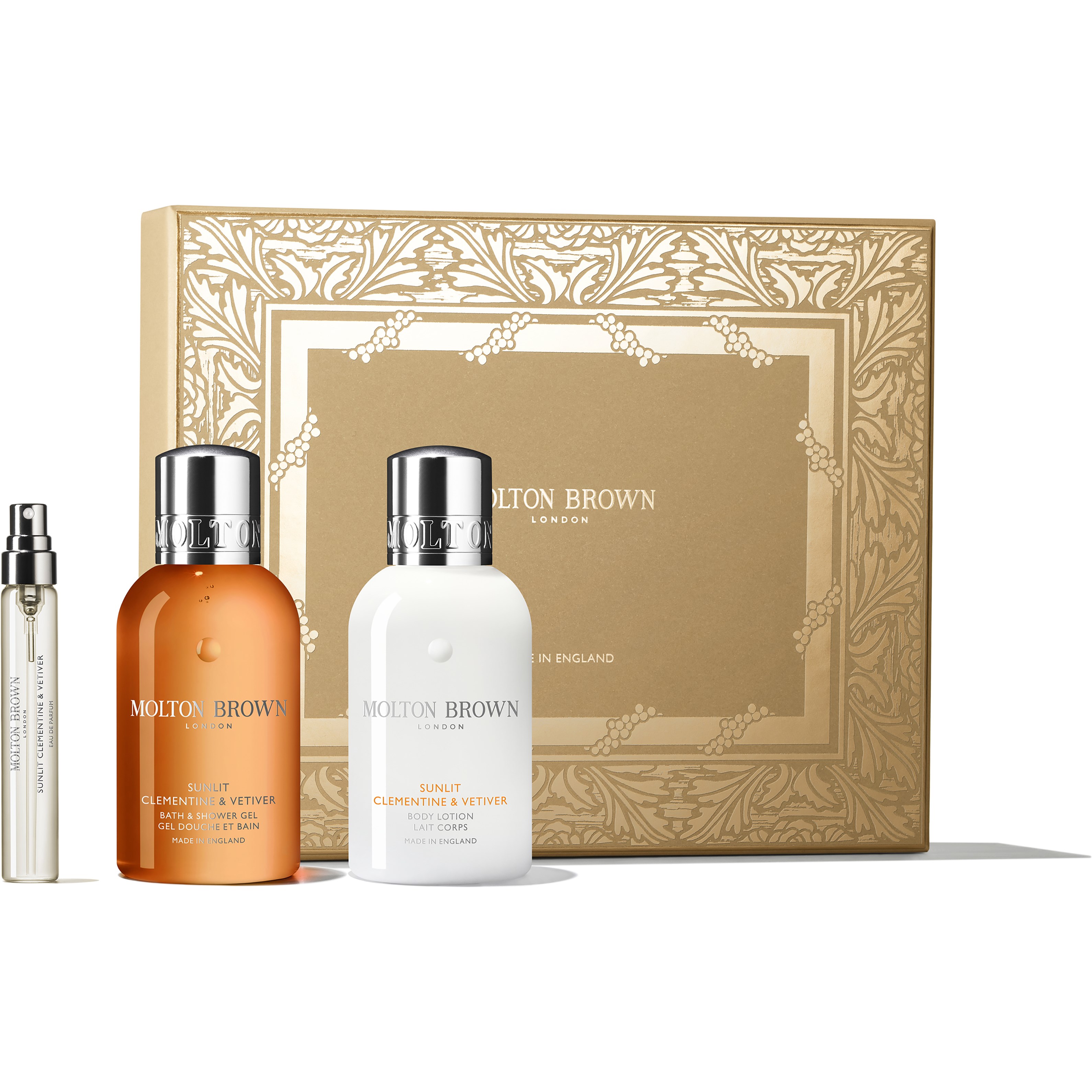 Molton Brown Sunlit Clementine & Vetiver Travel Gift Set