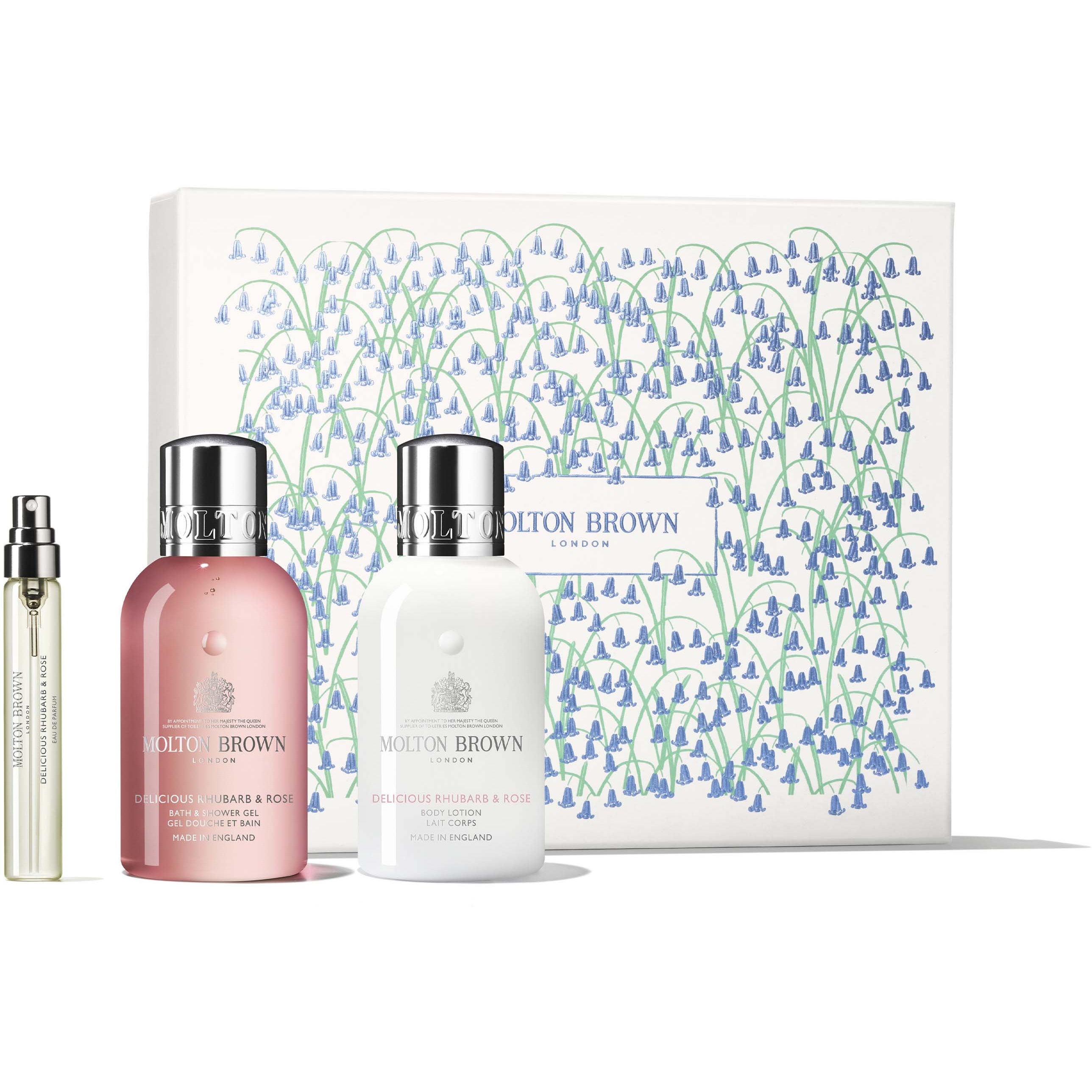 Molton Brown Delicious Rhubarb & Rose Travel Gift Set