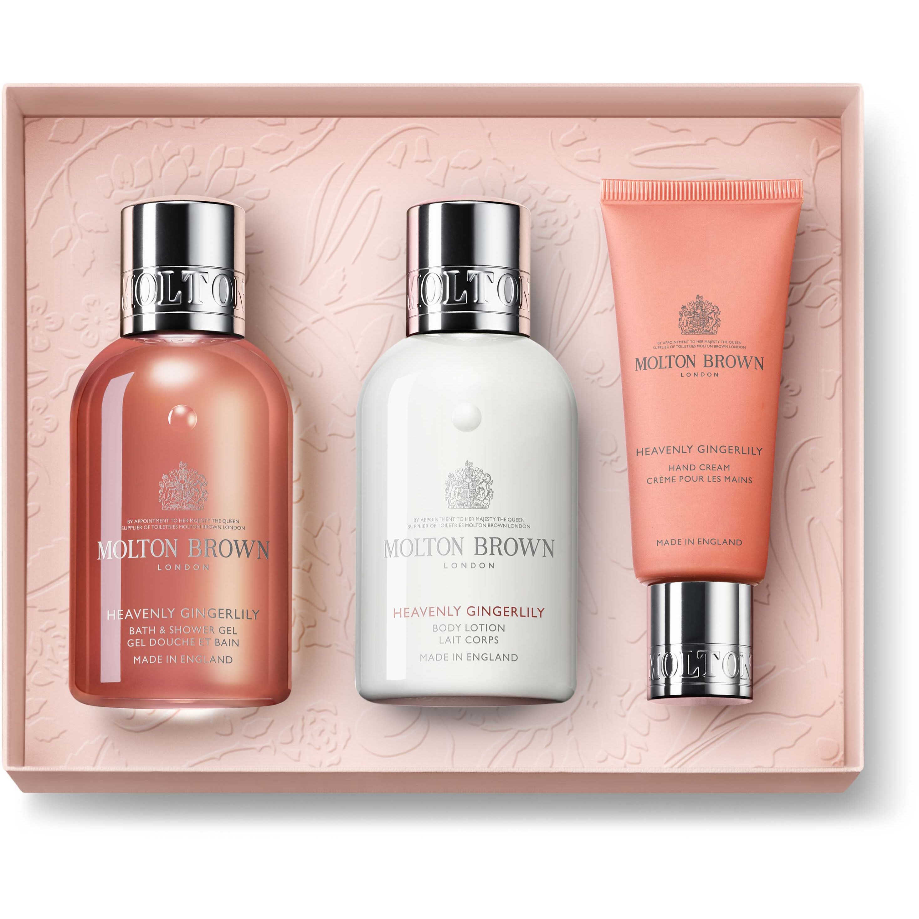 Läs mer om Molton Brown Heavenly Gingerlily Travel Body & Hand Gift Set