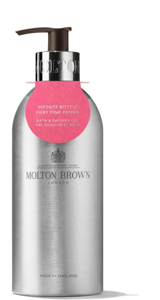 Molton Brown Infinite Bottle Fiery Pink Pepper Bath & Shower Gel 400 ml