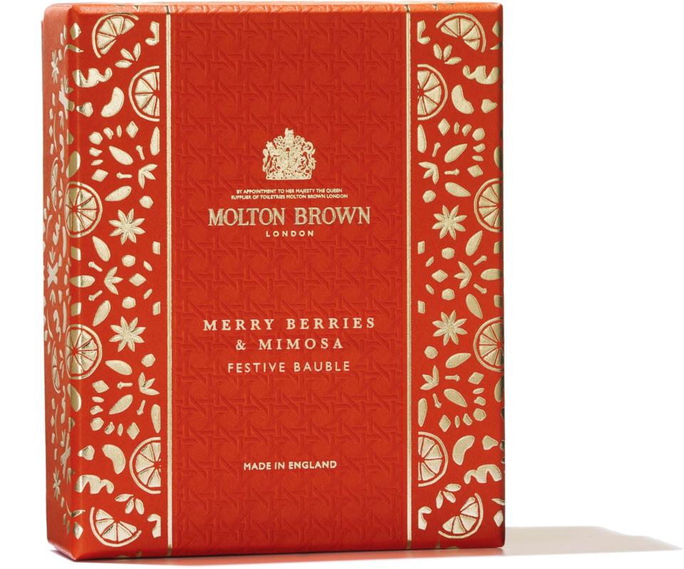 Molton Brown Merry Berries & Mimosa Bath & Shower Gel Festive Bauble 75  ml