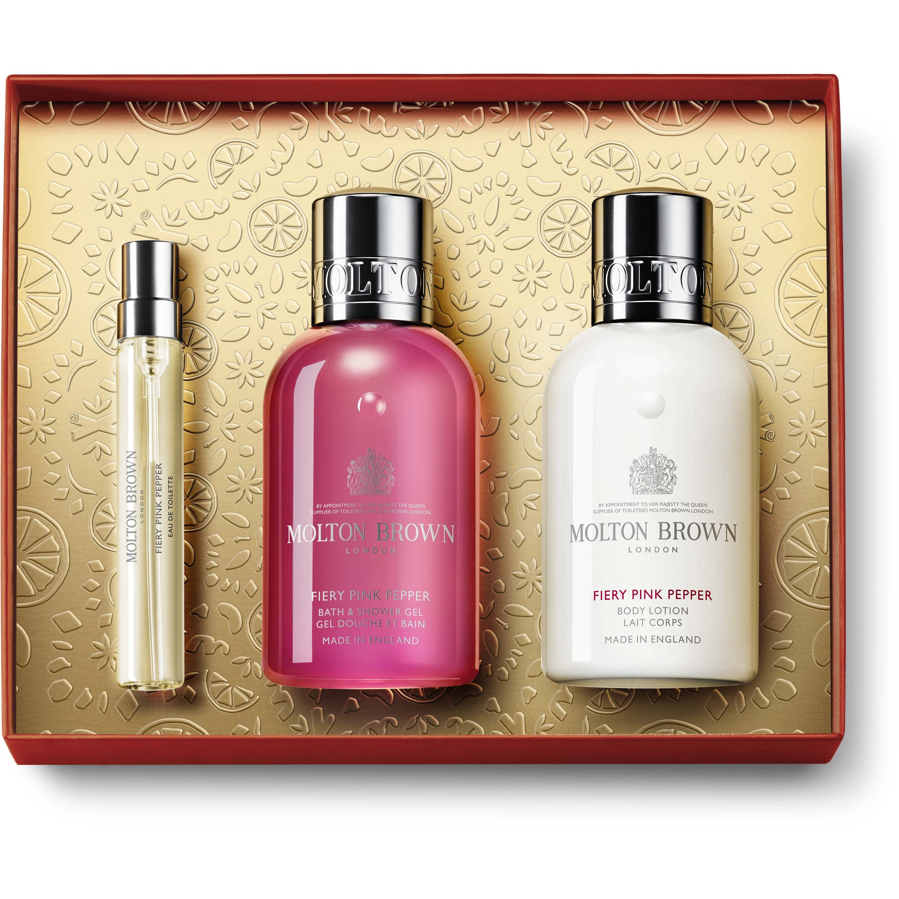 Molton Brown Pink Pepper Fragrance Layering Set