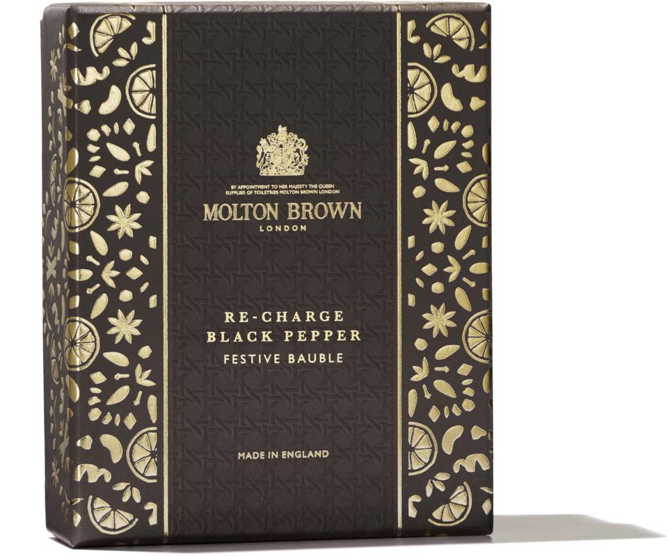 Molton Brown Re-Charge Black Pepper Bath & Shower Gel Bauble  75  ml