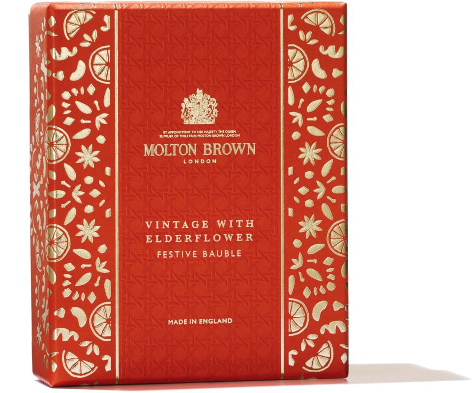 Molton Brown Vintage With Elderflower Bath & Shower Gel Festive Bauble  75  ml