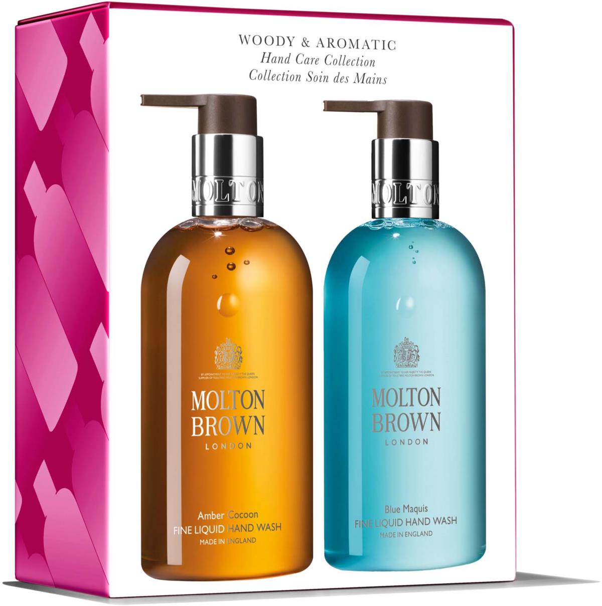 Molton Brown Floral & Aromatic Hand Care Collection – Luxury Scented Hand Wash Trio With Citrus, Floral & Marine Notes