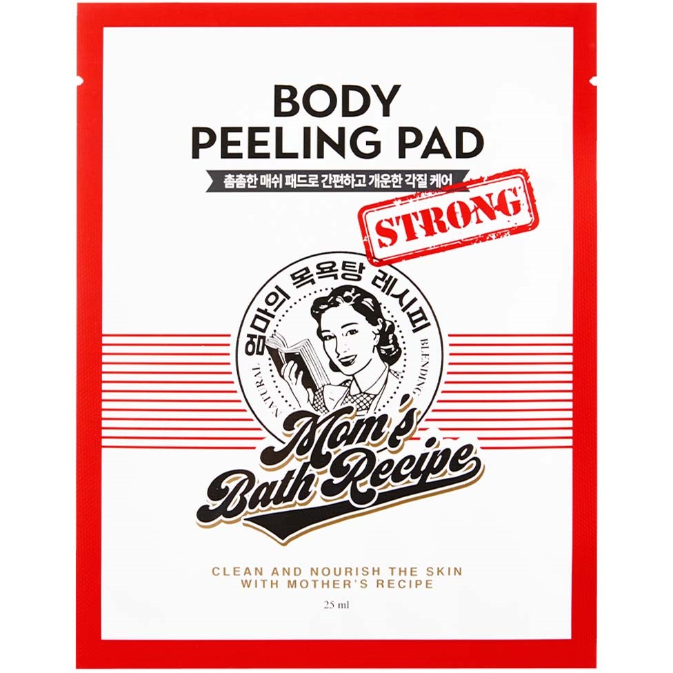 Mom's Bath Recipe Body Peeling Pad Strong