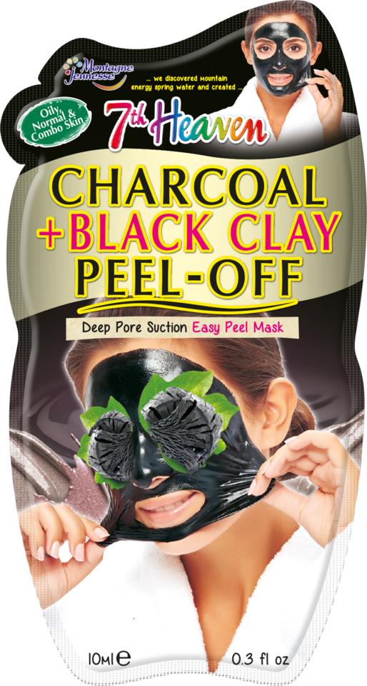 Montagne Jeunesse 7th Heaven Charcoal Black Clay Peel-Off 10ml