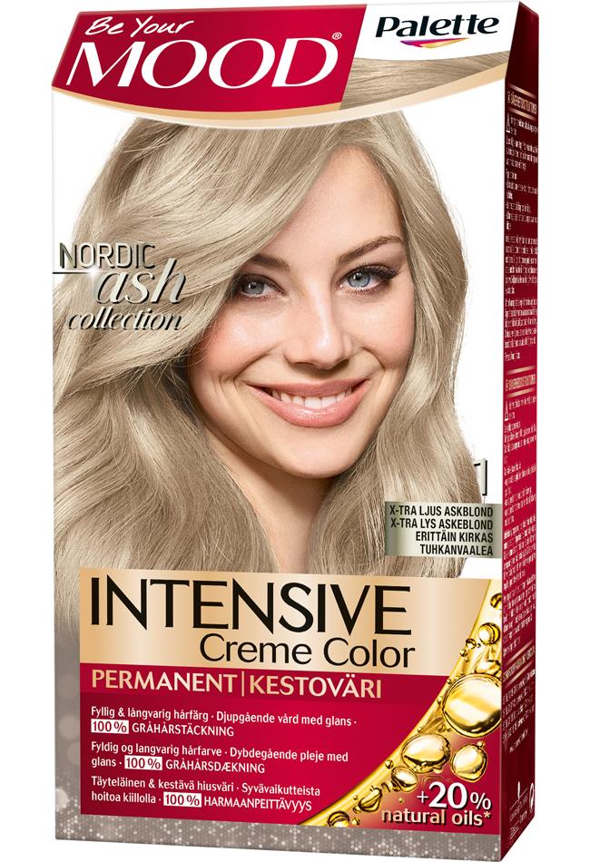 MOOD Hair Color 1 X-tra Light Ash Blonde