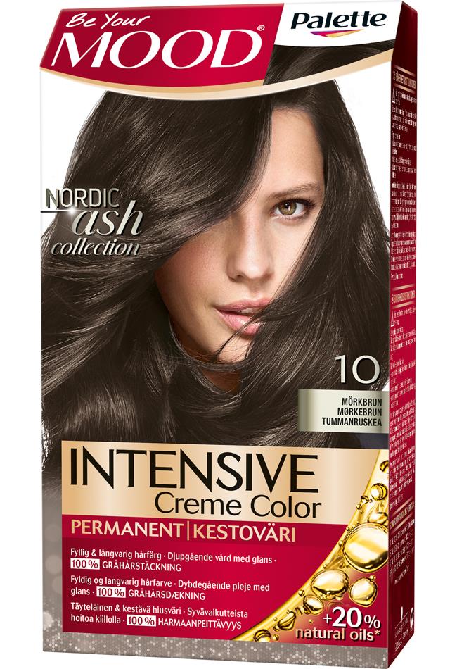 MOOD Hair Color 10 Dark Brown