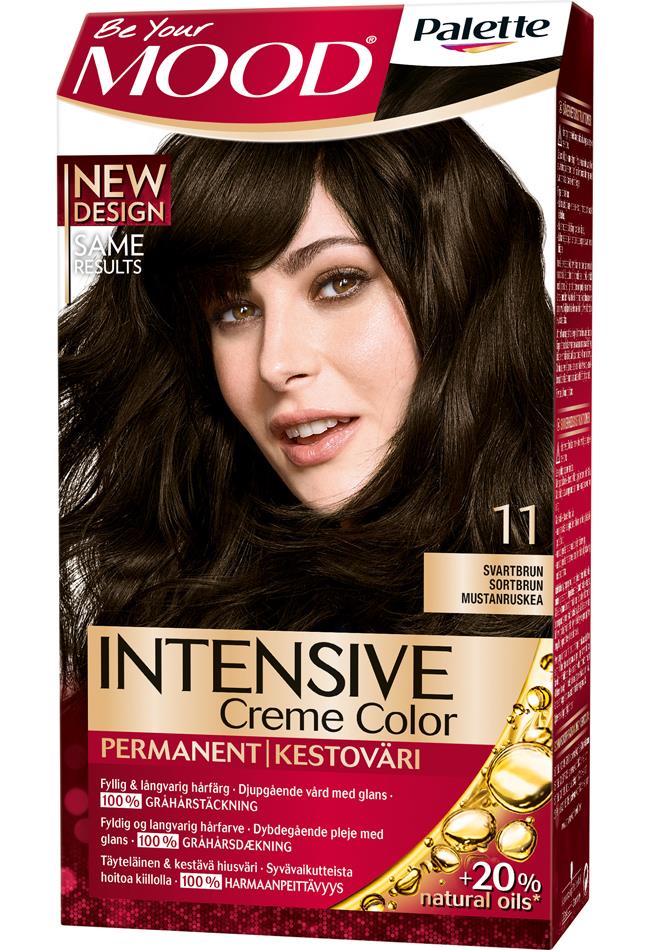 MOOD Hair Color 11 Black Brown