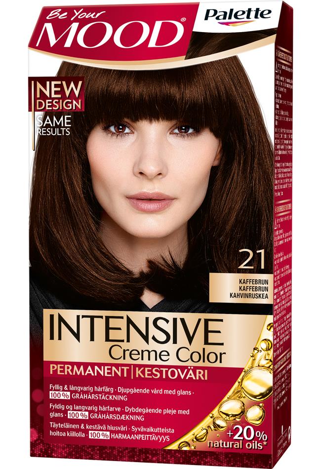 MOOD Hair Color 21 Coffee Brown
