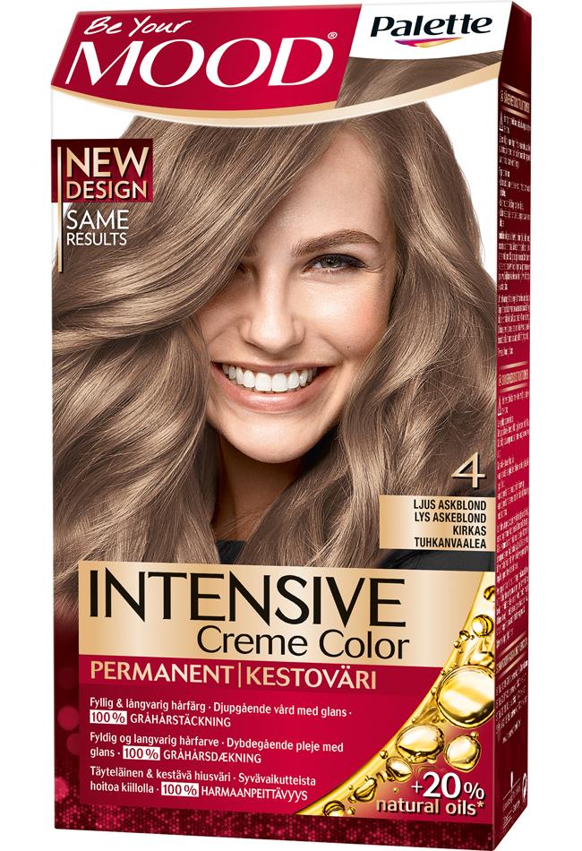 MOOD Hair Color 4 Light Ash Blonde