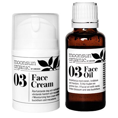 Bilde av Moonsun Organic Of Sweden Face Cream & Face Oil