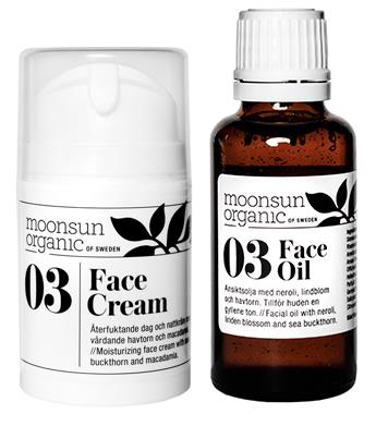 Moonsun Organic of Sweden Face Cream & Face Oil
