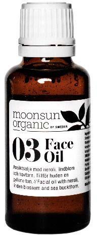 Moonsun Organic of Sweden Face Oil 30 ml