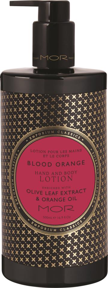 MOR Hand & Body Lotion Blood Orange 500ml