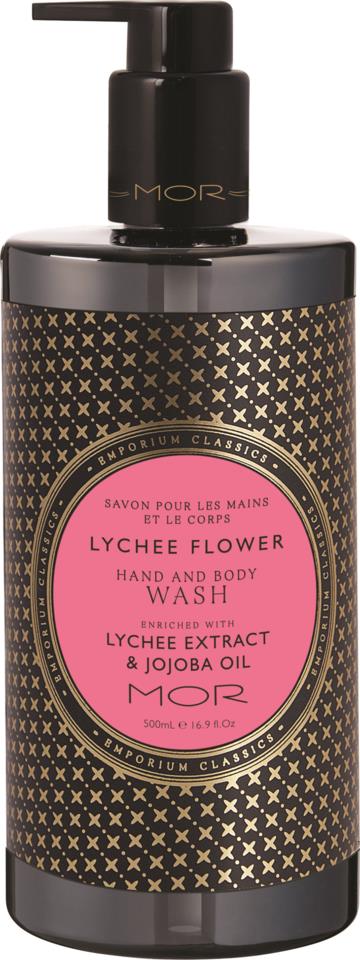 MOR Hand & Body Wash Lychee Flower 500ml