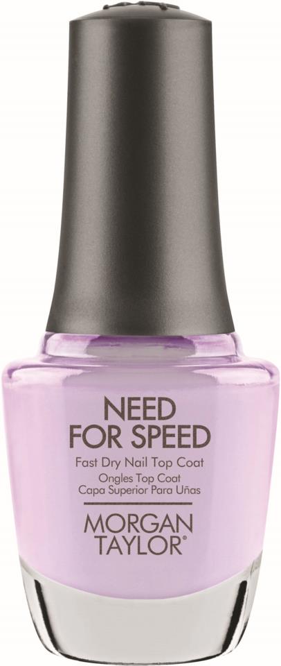 Morgan Taylor Need For Speed Fast Drying Top Coat 15 ml