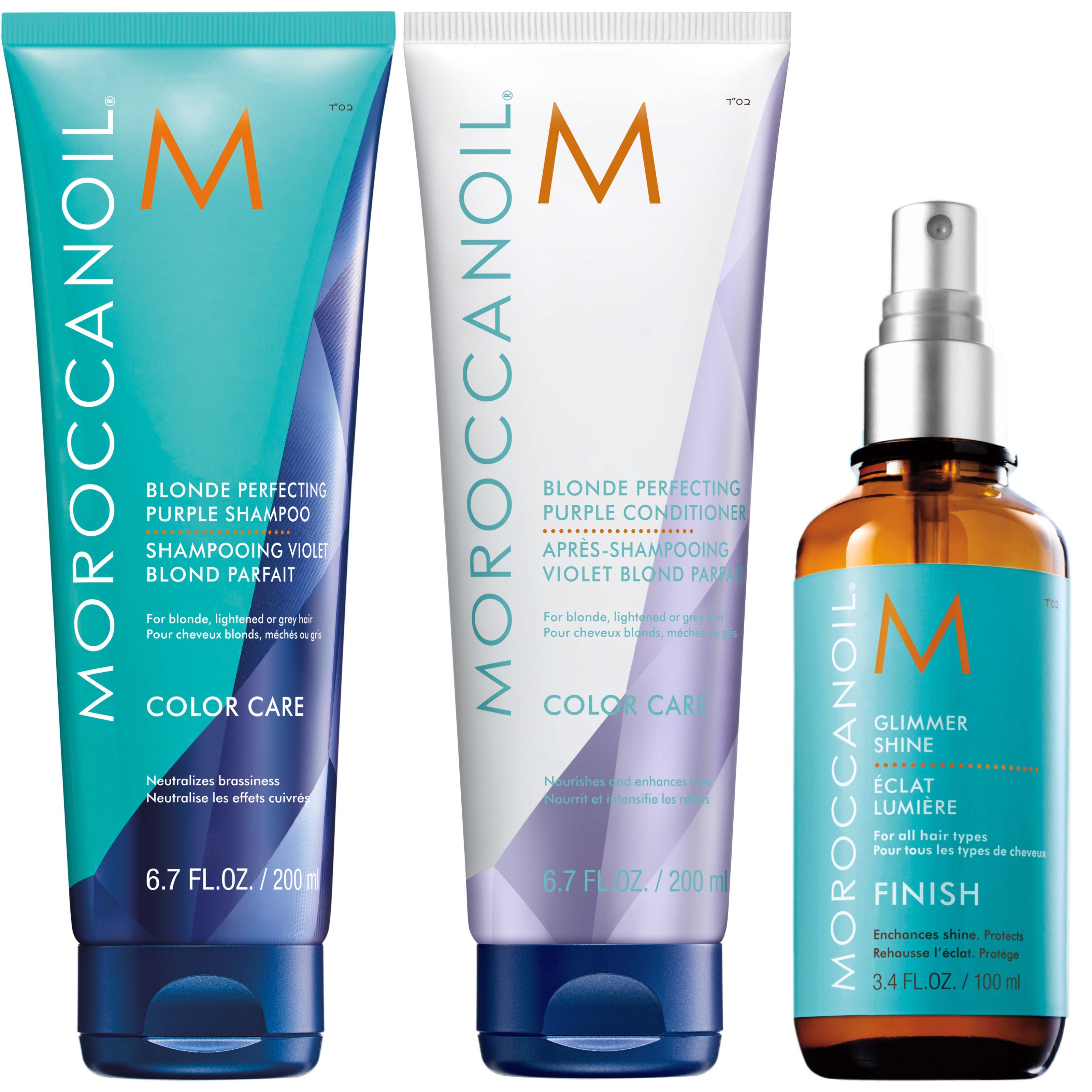 Moroccanoil Color Care Bundle Purple Shampoo 200 ml & Purple Cond