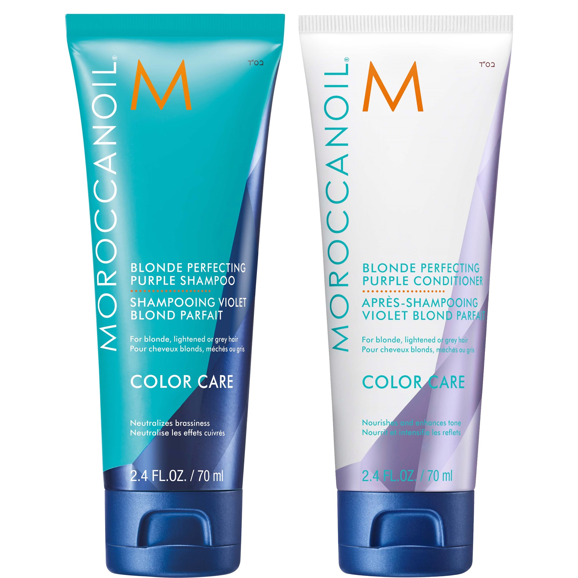Moroccanoil Color Care Bundle Purple Shampoo 70 ml & Conditioner