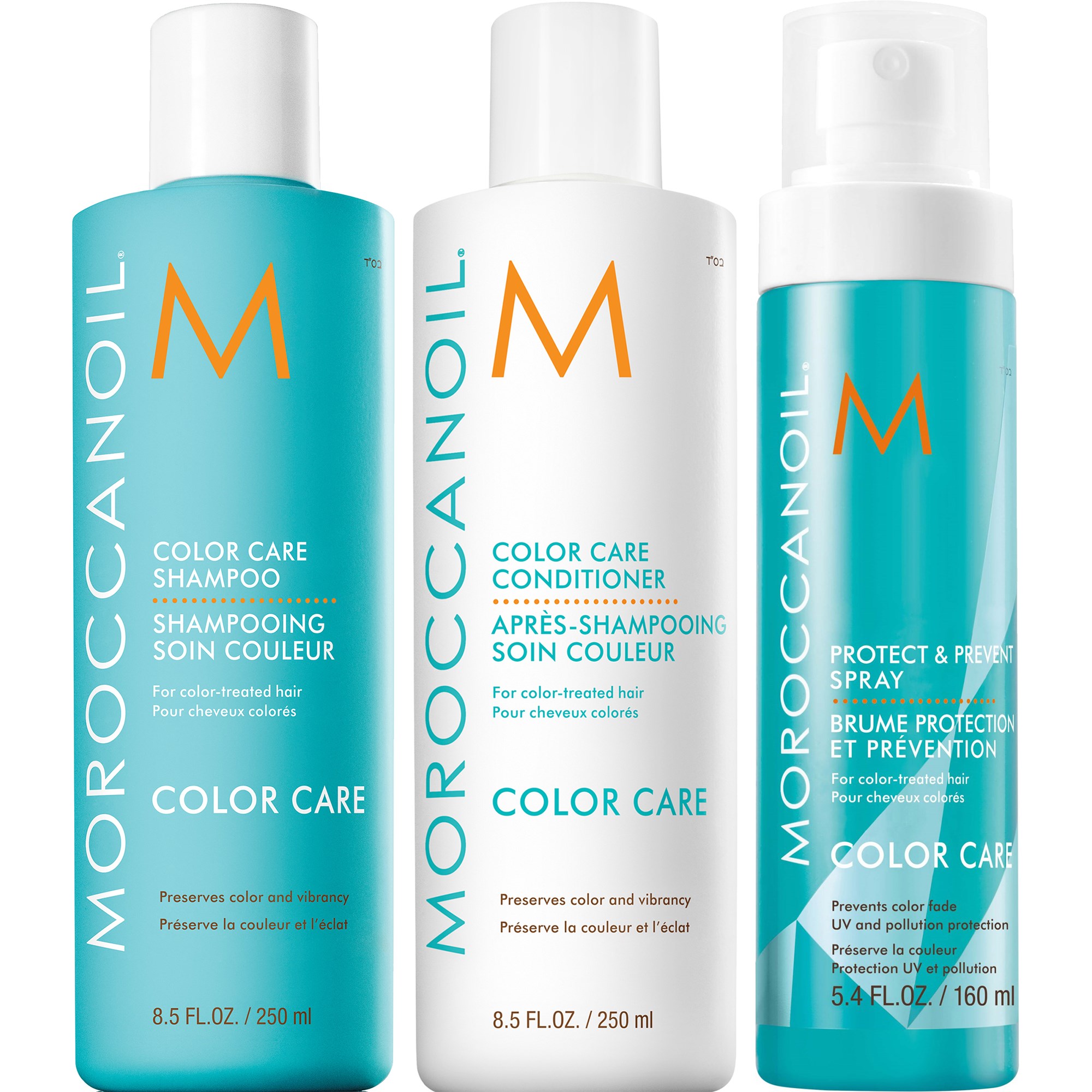 Moroccanoil Color Care Bundle Shampoo 250 ml & Conditioner 250 ml & Protection Spray 160 ml